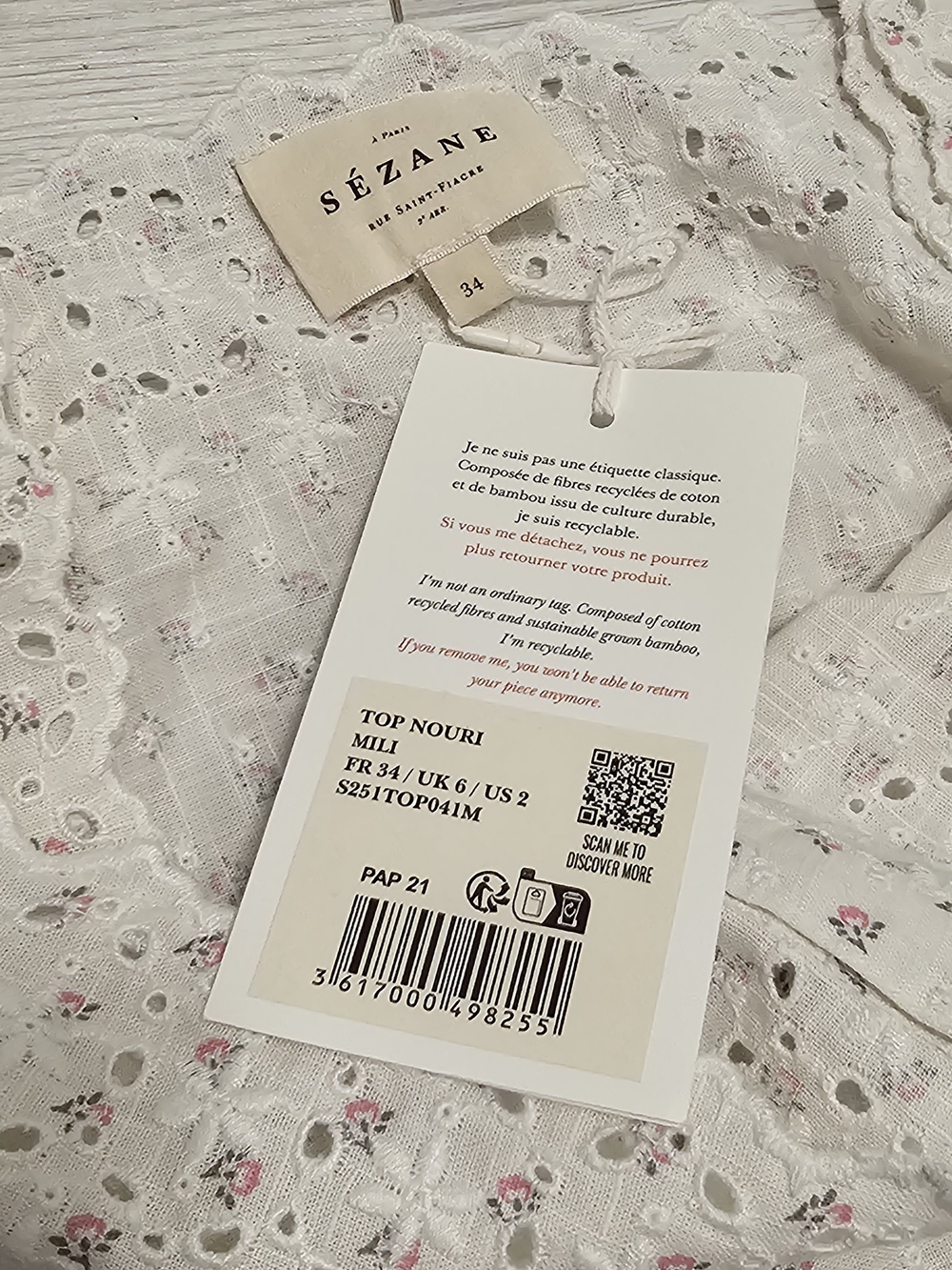 Sezane Nouri Top - Picture 4 of 9